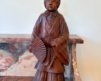 Vintage Chinese Wood Sculpture