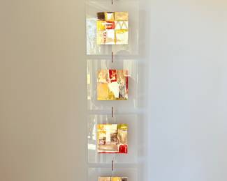 Sandy Keller + James Moore "Spring Creek" Acrylic / Bronze / Mixed Media