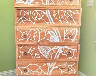 Anthropologie-Style Handpainted Dresser