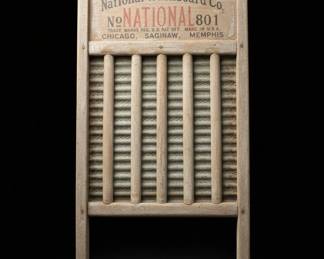 National Washboard Co. The Brass King Top Notch  Washboard second image