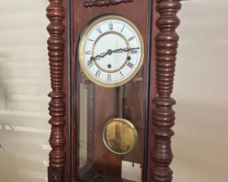 Antique Vienna Regulator Wall Clock
