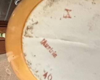 Pair of Royal Bonn Ceramic Pitchers with Floral Motif second image