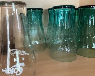 Assorted Drinkware Collection with Cactus Margarita Glasses and Sports Memorabilia Tumblers fifth image