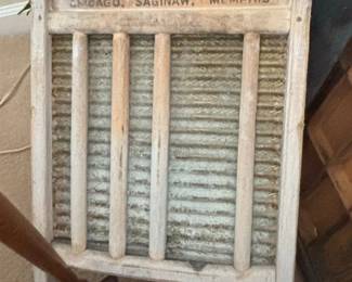 National Washboard Co. The Brass King Top Notch  Washboard
