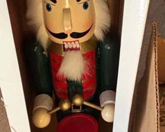 Holiday Home Wood Nutcracker Drummer