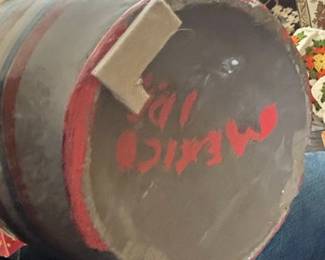 HandPainted Tonala Mexican Pottery Vase second image