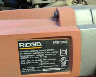 RIDGID MSSR DualBevel Sliding Compound Miter Saw second image