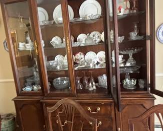 Ethan Allen Georgian Court Collection Solid Cherry China Cabinet third image