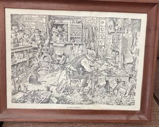 At the Old Depot  Original Artwork