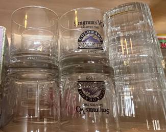 Assorted Drinkware Collection with Cactus Margarita Glasses and Sports Memorabilia Tumblers second image