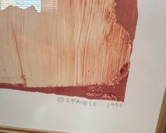 Grafele Abstract Mixed Media Art Prints Set of  second image