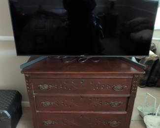 Antique Eastlake Style Drawer Commode with Inlay