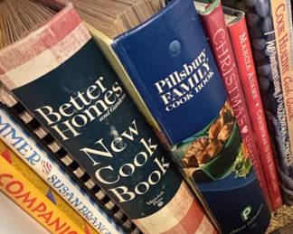 Collection of Vintage Cookbooks, including Better Homes and Gardens and Pillsbury Family Cook Book