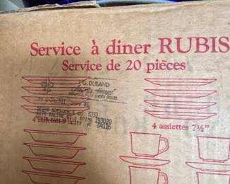 Anchor Hocking Vintage Snack Set and Arlington Punch Set