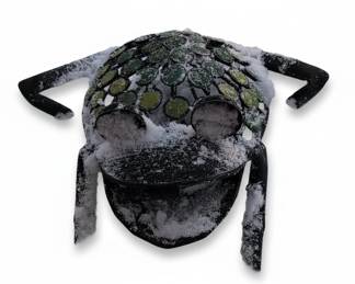 Mosaic Frog Garden Statue second image