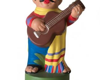 Vintage Mexican Mariachi Figurine  Combs