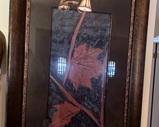 Framed Leaf Lines Botanical Print of Maple Leaves by Booker Morey second image