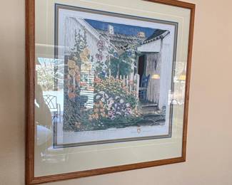 Gustave Baumann Grandma Battins Garden Print