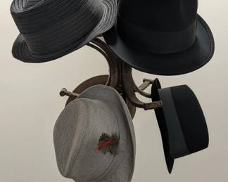 Collection of Four Vintage Mens Hats