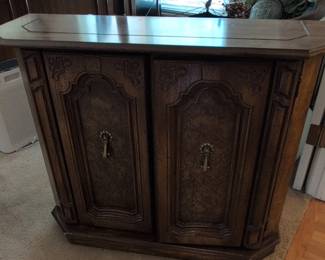 Vintage French Provincial Style TwoDoor Cabinet