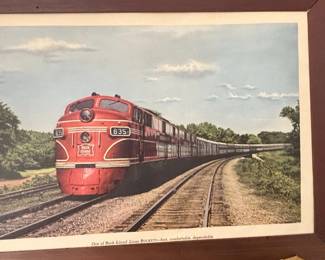 Framed Print of Rock Island Lines EMD F Rocket Locomotive
