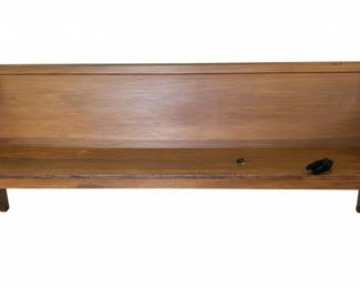 Solid Oak Church Pew Bench
