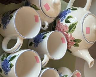 Tiffany "Hydrangea" tea set