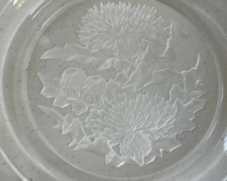 Entire set of Hoya Crystal dessert plates in original boxes