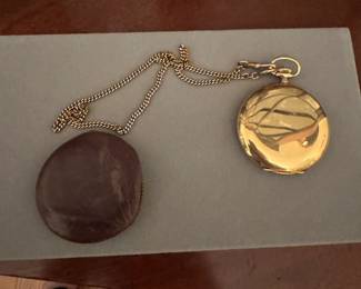 Victorian gold pocket watch