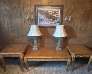 Coffee and End Tables Set