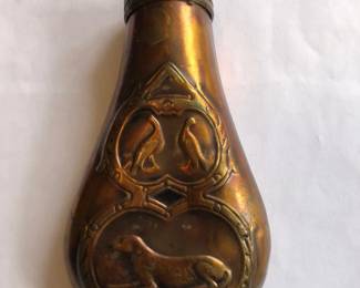 Antique powder flask