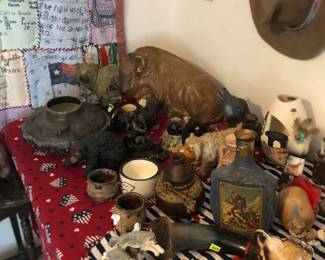 Buffalo, Wolf, bear decor