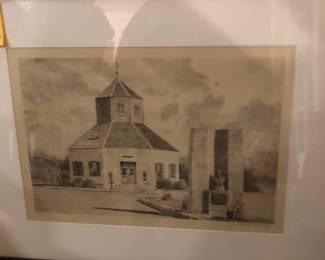 Framed art- Charles Beckendorf