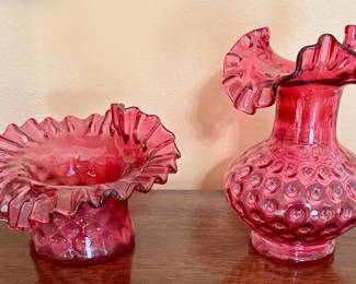 Gorgeous Cranberry Glass