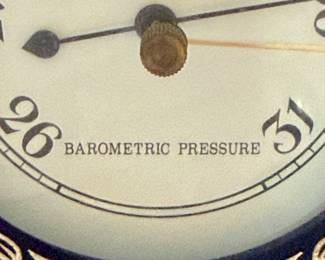 Westclox Banjo Clock and Weather Station 