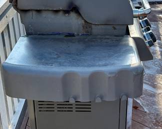 All Stainless Steel Weber Genesis Propane Gas Grill with Side Burner