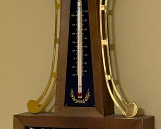 Westclox Banjo Clock and Weather Station 