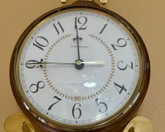 Westclox Banjo Clock and Weather Station 