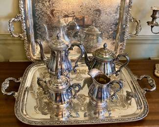 Gorham silver plate tea set