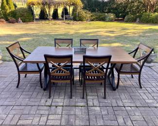 Summer Classics patio table and chair set