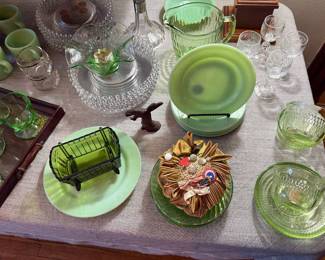 Jadeite and vintage items 