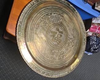 36 inch heavy brass made in Hong Kong wall plate