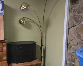 MCM Brass lighting with Marble base