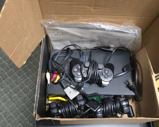 PS2 WITH 3 CONTROLLERS. AND MEMORY CARD. WORKS GREAT