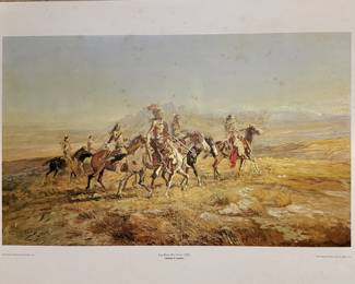 Sun River War Party print:  $20.00