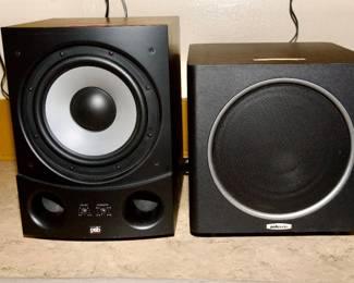 PSB 5i Subwoofer /cover $200;  Polk Audio subwoofer $160