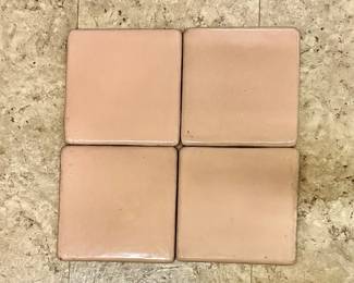 Vtg. TerraMex Mexico Tiles (mauve color).  20 per box (8.9 sq. ft. per box):  $24.00 per box!