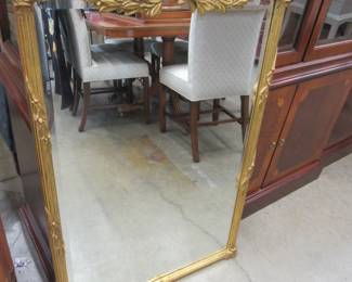 Ornate gold mirror