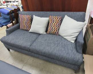 Beautiful blue sofa couch