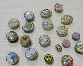 French trinket boxes and others